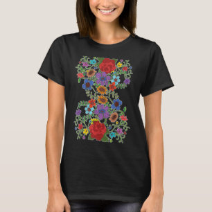 Camiseta Jardim Vegetal Belo Jardim de Flores Botânicas