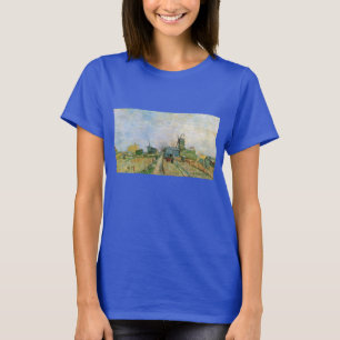 Camiseta Jardim Vegetal em Montmartre por Vincent van Gogh