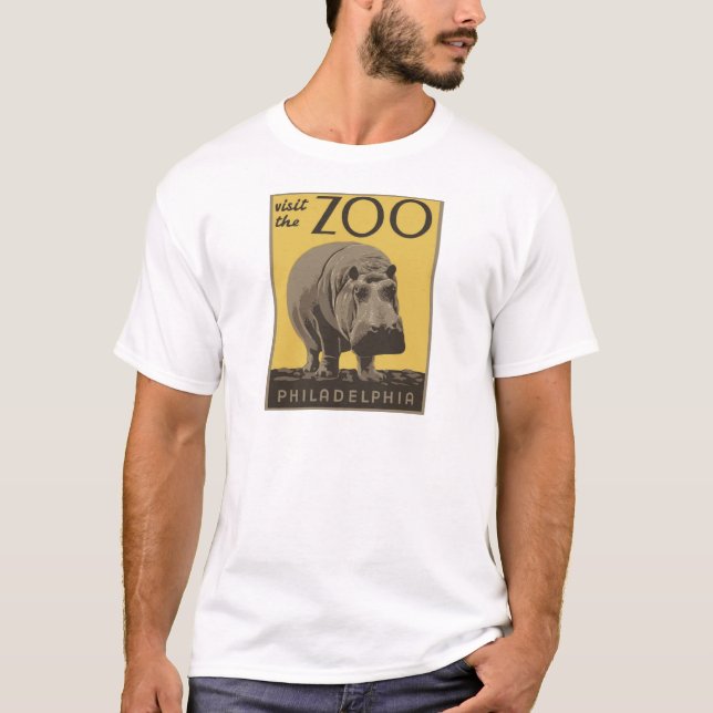 Camiseta Jardim zoológico de Philadelphfia (Frente)