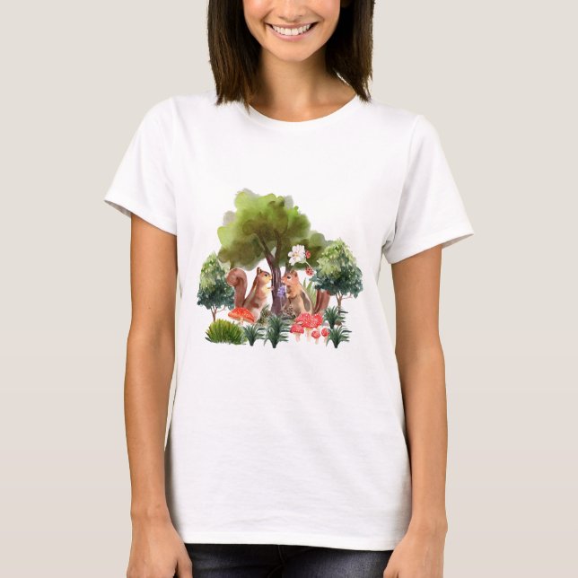 Camiseta jardin de pâque  (Frente)