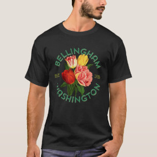 Camiseta Jardinagem 4\Bellingham Washington Tulipa de Prima