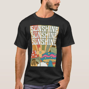 Camiseta Jardinagem 4\Boho Sunshine Cogumelo Planta Flor Ga