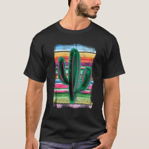 Camiseta Jardinagem 4\Cacto Serape Jardinagem Mexicana Sucu
