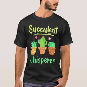 Camiseta Jardinagem 4\Cacto Suculenta Cactos Planta Jardine