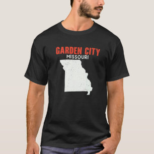 Camiseta Jardinagem 4\Cidade do Jardim Missouri EUA Estado