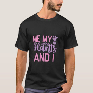 Camiseta Jardinagem 4\Citação Fofa para Quem Ama as Plantas