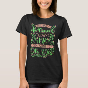 Camiseta Jardinagem 4\Comprei Uma Planta Hoje Jardinagem Pl