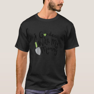 Camiseta Jardinagem 4\Crianças Eu Jardo Com Minha Mamãe Jar