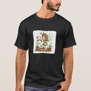 Camiseta Jardinagem 4\Design de Jardineiro de Fadas para o