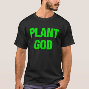 Camiseta Jardinagem 4\Deus das Plantas Para Jardineiros Pla
