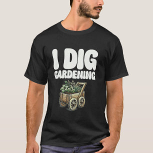 Camiseta Jardinagem 4\Eu Adoro Paixão Por Jardinagem Entusi