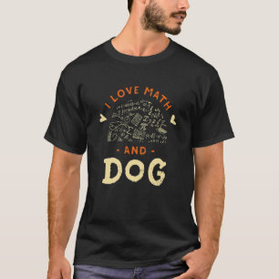 Camiseta Jardinagem 4\Eu Amo Matemática e Animais de Jardin