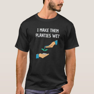 Camiseta Jardinagem 4\Eu Deixo as Plantinhas Molhadas Pla d