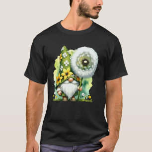 Camiseta Jardinagem 4\Flor de Dente-de-Leão para Mãe Hippie