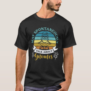 Camiseta Jardinagem 4\Gnomies Jardinagem Anão de Jardim  1