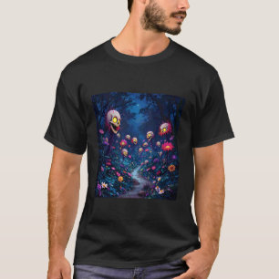 Camiseta Jardinagem 4\Jardim de Flores Sinistras Fantasia