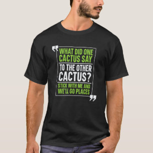 Camiseta Jardinagem 4\Jardim de Piadas de Cactus Suculenta 