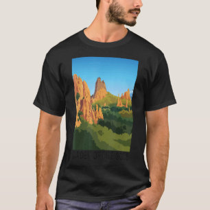 Camiseta Jardinagem 4\Jardim Dos Deuses Colorado Springs An