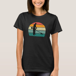 Camiseta Jardinagem 4\Jardineiro Cortando Gramado Flores Ár