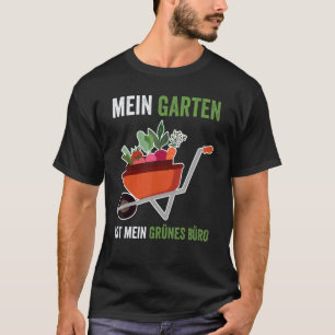 Camiseta Jardinagem 4\Meu Jardim É Meu Escritório Verde Jar