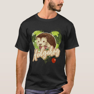 Camiseta Jardinagem 4\ouriço com coração vintage selvagem a