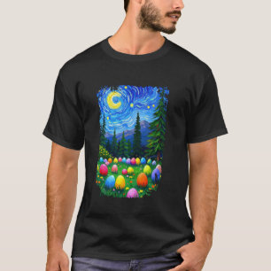 Camiseta Jardinagem 4\Ovos de Páscoa Estéticos Fofos Van de