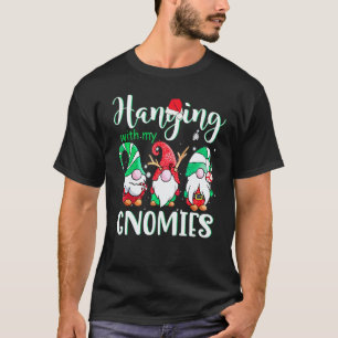 Camiseta Jardinagem 4\Pendurado Com Meu Jardim Anões Gnome 