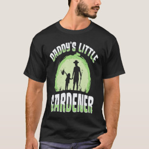 Camiseta Jardinagem 4\Pequeno Jardineiro do Papai Fluxo de