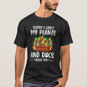 Camiseta Jardinagem 4\Plantas Engraçadas e Jardineiro Amant