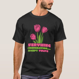 Camiseta Jardinagem 4\Tulipa Engraçada Jardinagem  Jardim J