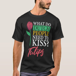 Camiseta Jardinagem 4\Tulipa Engraçada Jardinagem Jardim J