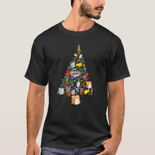 Camiseta Jardinagem 4\Vida de Jardim Árvore de Natal Jardin
