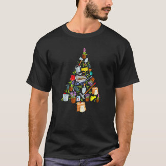 Camiseta Jardinagem 4\Vida de Jardim Árvore de Natal Jardin