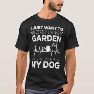 Camiseta Jardinagem Cão Jardineiro Jardim Proprietários de