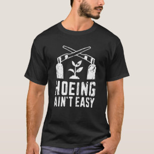 Camiseta Jardinagem Cavar o Jardim Não é Fácil Botânica Na