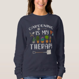 Camiseta Jardinagem Colorida Bonita é minha planta de terap