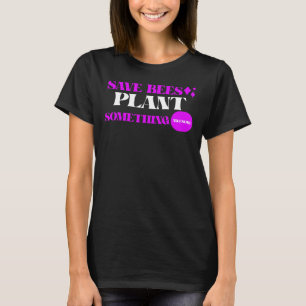 Camiseta jardinagem de abelhas