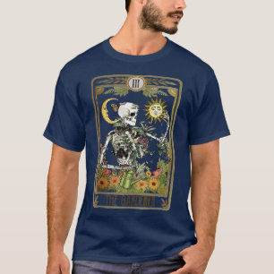 Camiseta Jardinagem De Esqueleto Floral Tarto De Jardineiro