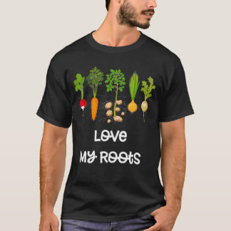 Camiseta Jardinagem De Hortas De Raiz Dotada 3Dk