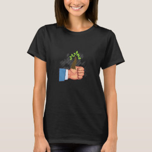 Camiseta Jardinagem de Jardinagem de Hobby Verde