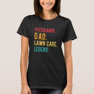 Camiseta Jardinagem de lenda de Pai do Leitura de Mower Hus