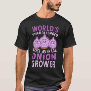 Camiseta Jardinagem de Onion Grower Outfit Vegetable