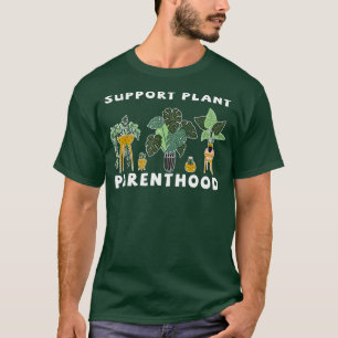 Camiseta Jardinagem de Planta de Apoio a Jardins