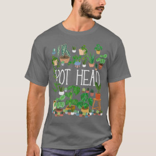 Camiseta Jardinagem de Pote de trevo de plantas plantadas