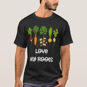 Camiseta Jardinagem De Produtos Hortícolas De Raiz    Jard
