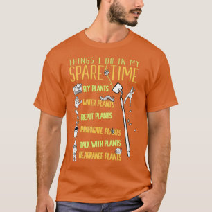 Camiseta Jardinagem de Terras Suculentes de Tempo Livre