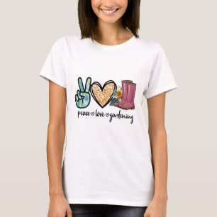 Camiseta Jardinagem do Amor pela Paz