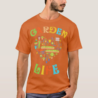 Camiseta Jardinagem do Coração Ama Vida Jardim Corresponden