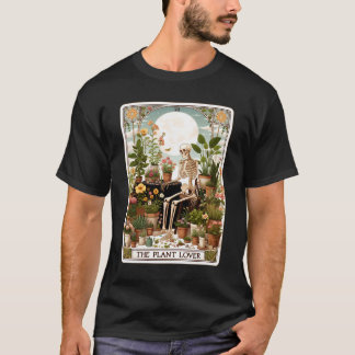 Camiseta Jardinagem do Esqueleto da Planta Lover Tarot Card