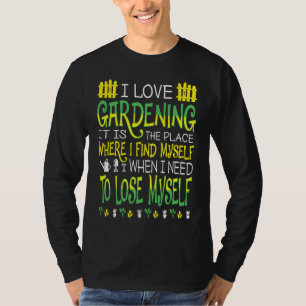 Camiseta Jardinagem Do Local Onde I